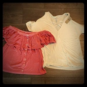American Eagle 2 shirts -Small